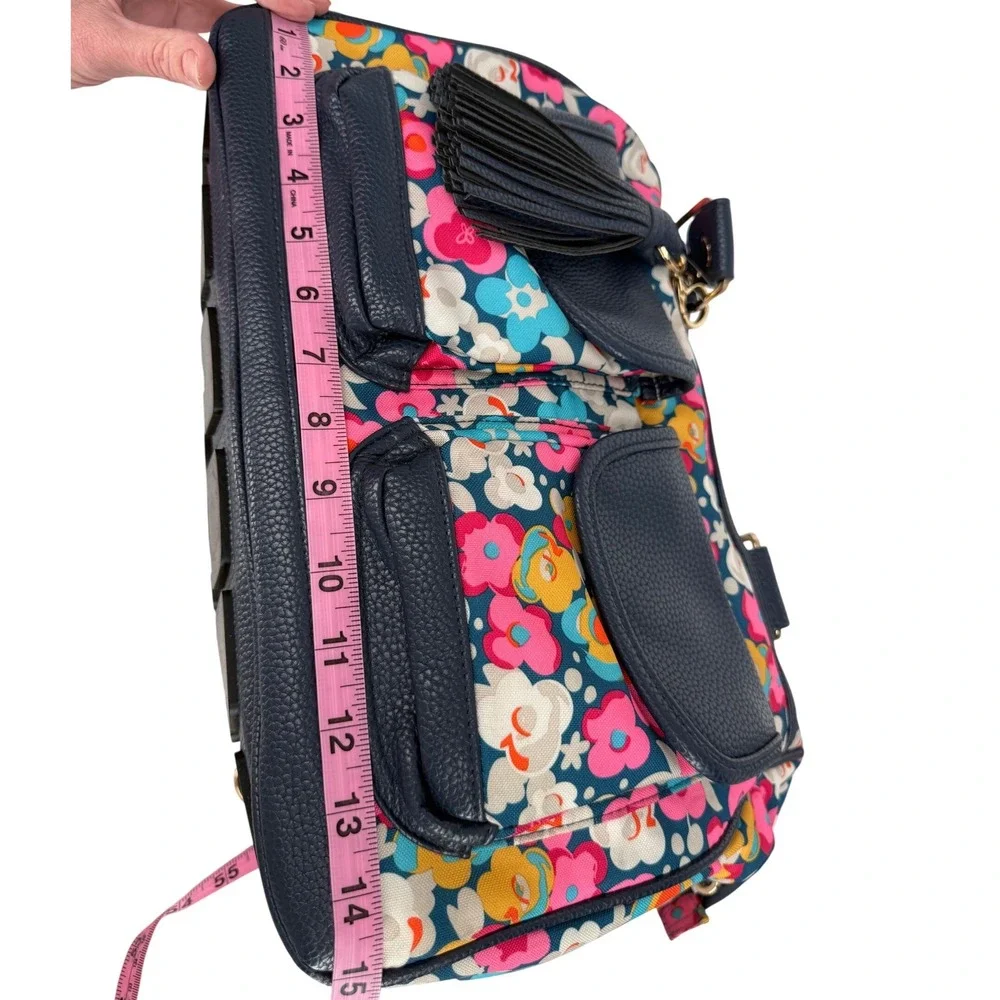 Itzy Ritzy Triple Threat Diaper Bag‎ Posy Pop Floral Multi-Way Backpack Satchel